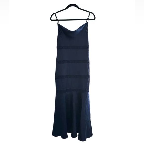 reformation riah silk dress Reformation Riah Silk Dress In Aquamarine - 70% Off